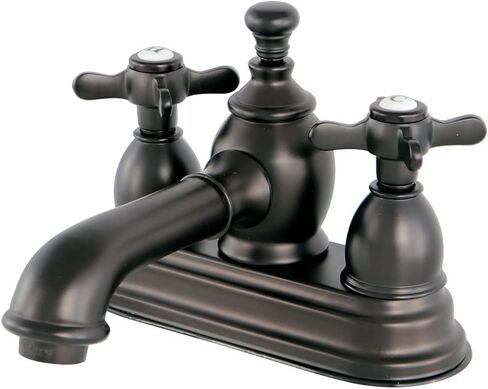Kingston Brass KS7005BEX Essex 4 "صنبور حمام في المنتصف، 4-1/2" في متناول الصنبور، برونز مطلي بالزيت in Saudi Arabia