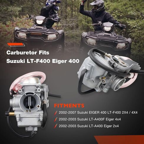 Carburetor Compatible with 2002-2007 Suzuki LT-F400 Eiger 400 Carb in Saudi Arabia