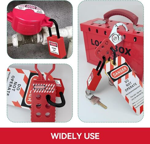 Lockout Tagout Locks Set-10pcs Red Loto Locks,Lockout Locks Keyed Different, OSHA Compliant Lock Out Tag Out Padlocks,Safety Padlocks for Electrical Lockout Tag Out Kit,2 Keys Per Lock in Saudi Arabia