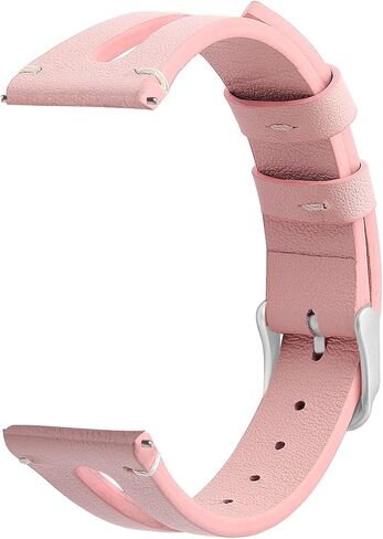 متوافق مع Amazfit Bip 5 Band، Lamshaw 22 مم بديل حزام الجلد النحيف للنساء والرجال، ملحقات سوار المعصم المتوافقة مع Amazfit Balance / Bip 5 / Cheetah Pro / Cheetah / GTR 47mm / GTR 2 / GTR 3 / GTR 3 Pro / GTR 4 / جي تي آر 2 إي / فالكون / in Saudi Arabia