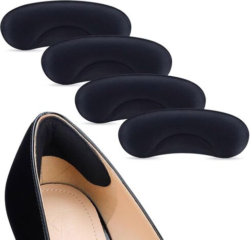6 Pairs Heel Cushion Pads for Shoes Too Big, Shoe Grips Liners Heel Protectors to Prevent Heel Pain, Blisters and Rubbing, Anti Slip Shoe Filler Make Shoes Fit Tighter in Saudi Arabia
