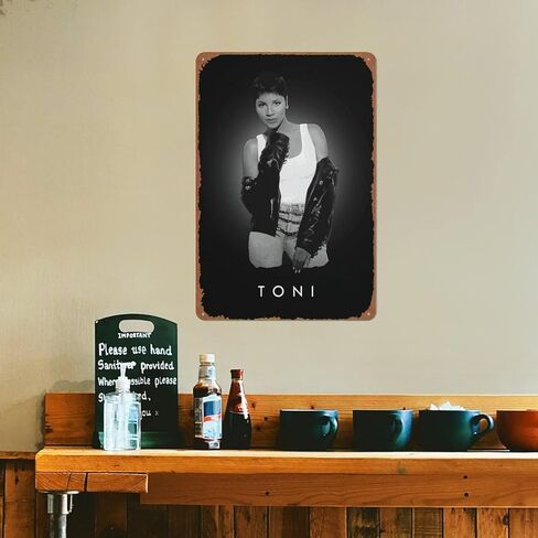 Pop Queens Toni Braxton Metal Tin Sign Poster Vintage Art Wall Decor 12 x 8 inch in Kuwait