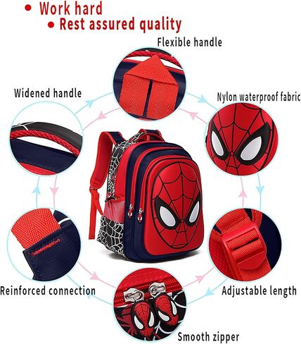 Manga backpack, waterproof and lightweight backpack, travel bag with keychain 15inch in Saudi Arabia