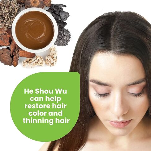 Certified Organic He Shou Wu - Large 5oz Bag of 30:1 Concentrated-Fo-ti - Organic Foti Extract- Fo ti He Shou Wu Organic (Pack of 3-15 Ounces) in Saudi Arabia