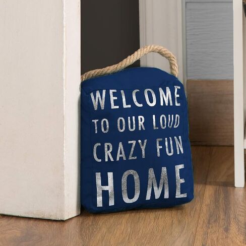 Pavilion Gift Company 72157 No Place Like Home سدادة باب، 5 × 4.75 × 6 بوصات، رمادي in Kuwait