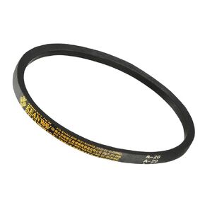 A-20 Drive V-Belt - [20-inch Inside Circumference ] A-Section Rubber Drive Belt Wrapped for Transmission Use