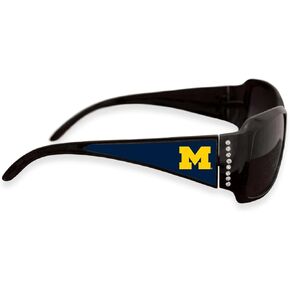From the Heart, Michigan Wolverines Black Ladies Fashion Sunglasses with Arm Logo