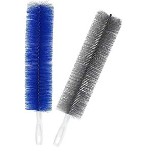 2 Pack Cobweb Dusters, Bendable Fan Cleaning Brush, Flexible Ceiling Fan Cleaner, Dusting Brush for Air Conditioning Shutters