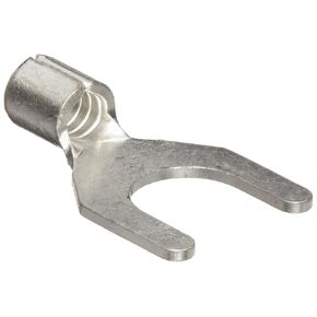 11540 Spade Terminal, Non Insulated, 12-10 Wire Size, 5/16" Stud Size (Pack of 100)