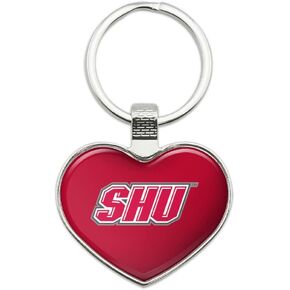 Sacred Heart University Primary Logo Keychain Heart Love Metal Key Chain Ring