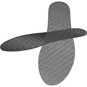 Summer Insoles IJIFLY 3D Printed Insoles Breathable Ultra-Thin Mesh Hollow Hybrid Grid Structure Comfortable TPU Quick-Dry Shoes Inserts for Men 8.5/42 Women 9.5/41 Black
