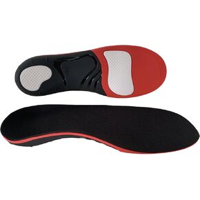 Premium Arch Support Insoles for Men and Women - Orthotic Shoe Inserts with Enhanced Comfort, Firm Arch Support, and Cushioned Heel for Long-Term Wear (Black, M(Men 9-10.5/Women 10-11.5))