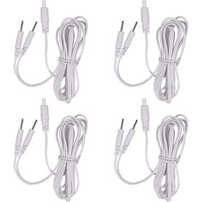 Lead Wires, 4 Count Wires Pin for Foot Detox Lead Wires Cable Connectors (2 Pack)