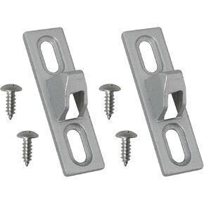 2PCS Sliding Door Keepers Sliding Glass Door Lock Keepers for Various Sliding Patio Doors