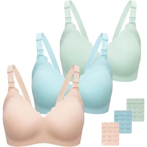 Nursing Bras for Breastfeeding Seamless Maternity Bra Ultra Comfort Pregnancy Sleep Bralette for Women