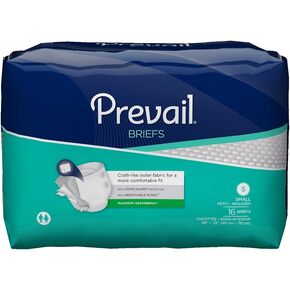 Prevail Incontinence Briefs, Small 16-Count