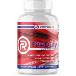 Fit4Duty Multivitamin+, One a Day Multivitamin Plus Other nutrients, 60 Servings, 2 Month Supply