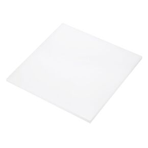 6 x 6 Inch UHMW Polyethylene Sheets, 1/4 Inch Thick Ultra High Molecular Weight White Plastic Sheet [for Home, Industrial]