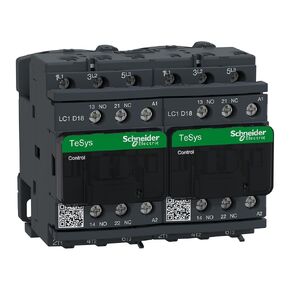 Schneider Electric LC2D18G7 Reversing Contactor, 120V Coil, 18A Iec