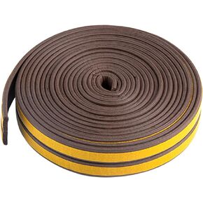 Weather Stripping Door Seal Strip Sound Proofing Insulation Weatherproof Doors and Windows Seal Strip Self-Adhesive Weatherstrip
