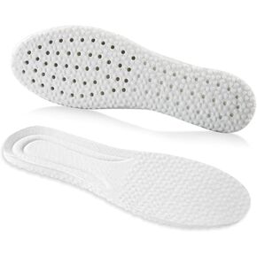 Ultra Soft Breathable Shoe Insoles Inserts Replacement Insoles Cut to Fit Cushioning Walking Comfort Sport Work Insoles Shock Absorbing (US 6-7)