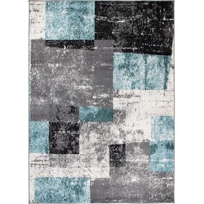 Rugshop Modern Abstract Whispers Ideal for Living Room,Bedroom,Kitchen Area Rug 5' x 7' Yellow