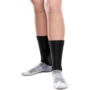 Core-Spun 10-15mmHg Medical Compression Socks - Light Graduated Crew Flight Compression Socks