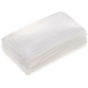 PATIKIL Clear Flat Open Poly Bags PE Plastic 2 Mil 2.5x8 in for Hardware, Collectibles, Jewelry, Cards, Craft Supplies Pack of 1000