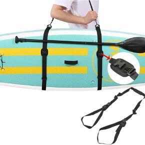 Adjustable Heavy-Duty SUP Carrying Support Strap Paddle Board Carry Strap for Surfboard Stand Up Paddleboard Paddle Board Canoe Longboard Carry Belt
