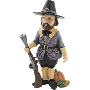 Enesco Jim Shore Heartwood Creek Harvest Pilgrim Mini Figurine