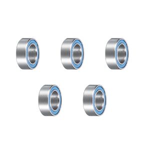 uxcell 10pcs MR85-2RS Miniature Deep Groove Ball Bearings 5x8x2.5mm Double Rubber Seals Bearing for Electric Motor, Home Appliances, Blue, P6 (ABEC 3)