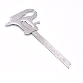 1 Pack Dental Vernier Caliper, Dental orthodontic Stainless Steel Measuring Ruler for Outer Diameter,Inner Diameter,Depth and Width Measurements,100mm/3.9Inch