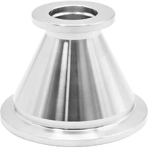 1PC Vacuum Conical Reducer, 304 Stainless Steels Vacuum Tapered Reducer KF Fitting, KF-40 to KF-16 KF Fitting Reducer