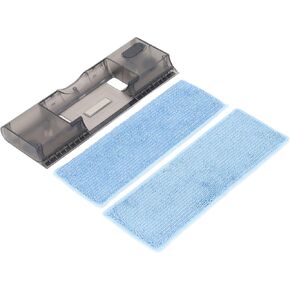 Vacuum Cleaner Replacement Water Tank, ABS Stable Performance Vacuum Cleaner Parts Efficient Easy Installation Durable with 2 Mop Pads for Vacuum Cleaner