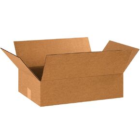 BOX USA 18 x 12 x 5 Corrugated Cardboard Boxes, Flat 18"L x 12"W x 5"H, Pack of 25 | Shipping, Packaging, Moving, Storage Box for Home or Business, Strong Wholesale Bulk Boxes