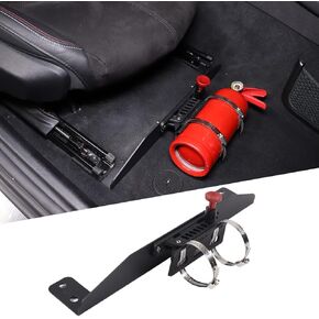 Adjustable Underseat Fire Extinguisher Holder Mount Compatible with Toyot@ Supra GR A90 A91 MK5 2019-2024, Under Seat Roll Bar Fire Extinguisher Holder
