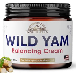 Wild Yam Cream for Hormone Balance | Hormone Balance for Women | Estrogen Cream | 100% Pure Organic Wild Yam Cream | Wild Yam Cream Organic For Pms | Perimenopause & Menopause Support | All Skins