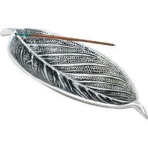 Triloka Large Recycled Aluminum Leaf Incense Holder