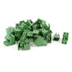 uxcell a13102400ux0146 AC 300V 10A 5.08mm Pitch 2 Pin Screw Pluggable Terminal Block (Pack of 20)