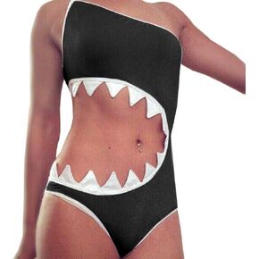 sandbank Women's One Piece Shark's Mouth Swimsuit Bikini Beachwear Tankini