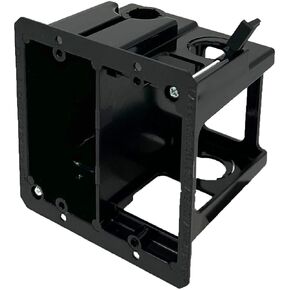 iMBAPrice IMBA-LVDR2-1 (2-Gang) Cut-in Combo Electrical Power and Low-Voltage/Old Work Box for Existing Construction, 1-Pack