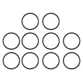 MECCANIXITY FKM O-Ring 1.42" OD 1.3" ID 1/16" Width Fluorine Rubber Sealing Gasket Washer 75A Seal O Rings for Engines Industrial Plumbing, Black, Pack of 10