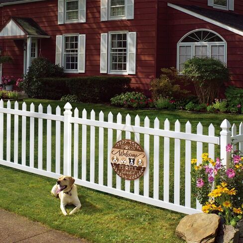 toarti مضحك ترحيب الباب الأمامي الكلب علامة الحيوانات الأليفة، مزرعة رائعتين الكرتون الكلب الديكور الباب، الكلاب ترحيب الناس علامة التسامح معلقة لصاحب الكلب هدية هووسورمينغ in Kuwait