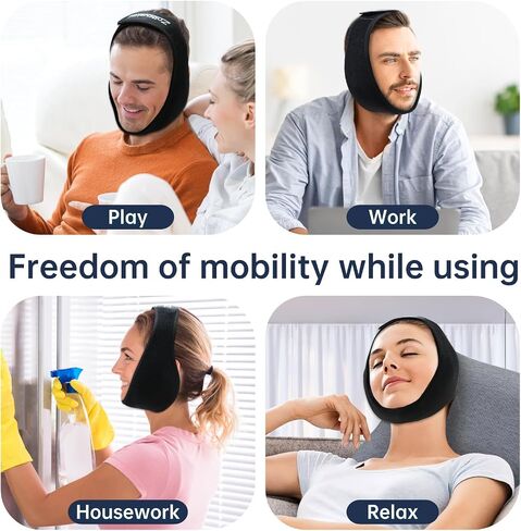 ZNÖCUETÖD حزمة ثلج لأسنان الحكمة، حزمة ثلج للوجه لإزالة آلام الأسنان، TMJ، حزمة ثلج الفك لجراحة الفم للوجه، زراعة الأسنان مع 6 عبوات جل باردة ساخنة قابلة لإعادة الاستخدام in Saudi Arabia
