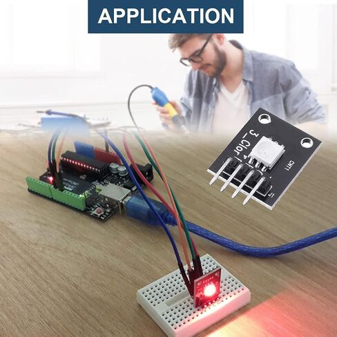 KY-009 SMD LED لوحة تركيبية RGB 5V LED SMD وحدة PWM تنظيم 5050 3 ألوان كاملة يمكن التحكم بها مع كابل لـ Arduino MCU Raspberry DIY (5 قطع) in Saudi Arabia