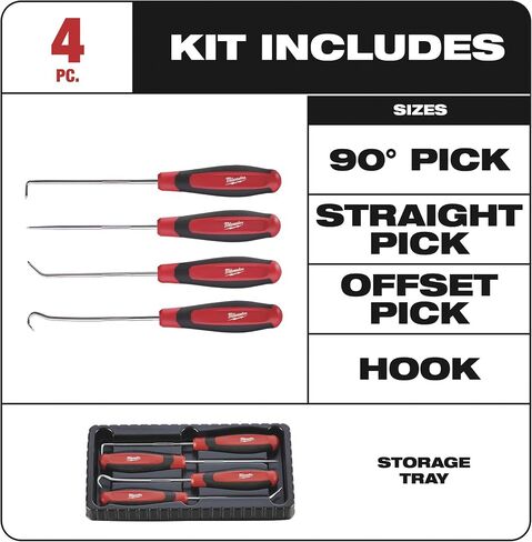 Milwaukee 48-22-9215 4 PC Hook & Pick Set in Saudi Arabia
