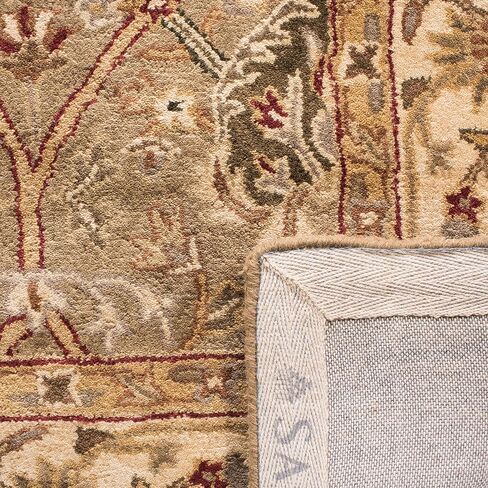 SAFAVIEH Persian Legend Collection Runner Rug - 2'6" x 10', Light Green & Beige, Handmade Traditional Wool, Ideal for High Traffic Areas in Living Room, Bedroom (PL819A) in Saudi Arabia