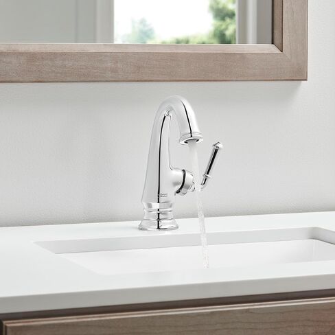 American Standard 7052121.002, Delancey Single Hole Single-Handle Bathroom Faucet 1.2 GPM, Chrome in Saudi Arabia