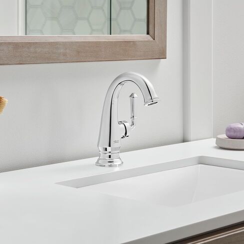 American Standard 7052121.002, Delancey Single Hole Single-Handle Bathroom Faucet 1.2 GPM, Chrome in Saudi Arabia