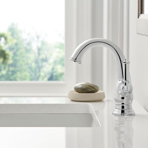 American Standard 7052121.002, Delancey Single Hole Single-Handle Bathroom Faucet 1.2 GPM, Chrome in Saudi Arabia